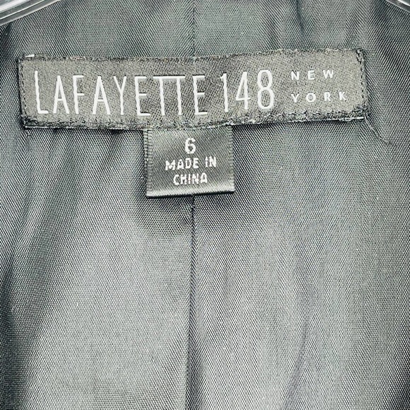 Lafayette 148 wool three button blazer - Picture 6 of 10
